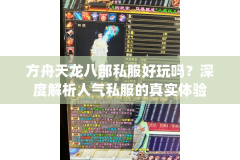 方舟天龙八部私服好玩吗?深度解析人气私服的真实体验 方舟天龙八部私服好玩吗?深度解析人气私服的真实体验