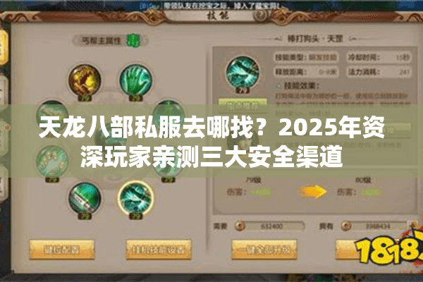 天龙八部私服去哪找?2025年资深玩家亲测三大安全渠道 天龙八部私服去哪找?2025年资深玩家亲测三大安全渠道