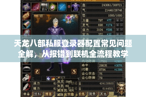 天龙八部私服登录器配置常见问题全解，从报错到联机全流程教学