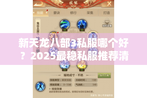 新天龙八部3私服哪个好?2025最稳私服推荐清单 新天龙八部3私服哪个好?2025最稳私服推荐清单