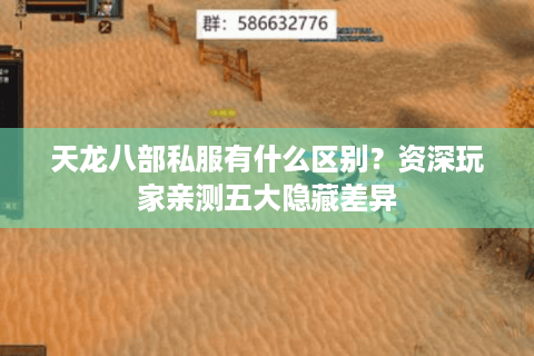 天龙八部私服有什么区别?资深玩家亲测五大隐藏差异 天龙八部私服有什么区别?资深玩家亲测五大隐藏差异