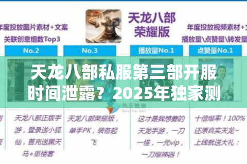 天龙八部私服第三部开服时间泄露?2025年独家测评来了! 天龙八部私服第三部开服时间泄露?2025年独家测评来了!