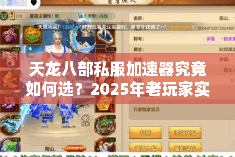 天龙八部私服加速器究竟如何选?2025年老玩家实测三大避坑法则 天龙八部私服加速器究竟如何选?2025年老玩家实测三大避坑法则