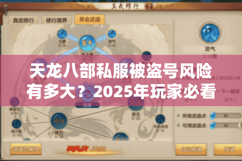 天龙八部私服被盗号风险有多大?2025年玩家必看的防盗指南 天龙八部私服被盗号风险有多大?2025年玩家必看的防盗指南