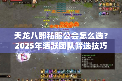 天龙八部私服公会怎么选?2025年活跃团队筛选技巧与避坑指南 天龙八部私服公会怎么选?2025年活跃团队筛选技巧与避坑指南