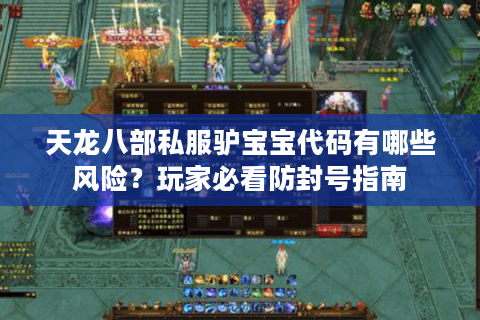 天龙八部私服驴宝宝代码有哪些风险?玩家必看防封号指南 天龙八部私服驴宝宝代码有哪些风险?玩家必看防封号指南