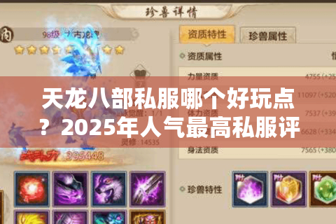 天龙八部私服哪个好玩点?2025年人气最高私服评测+新手避坑指南 天龙八部私服哪个好玩点?2025年人气最高私服评测+新手避坑指南