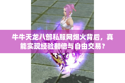 牛牛天龙八部私服网爆火背后,真能实现经验翻倍与自由交易? 牛牛天龙八部私服网爆火背后,真能实现经验翻倍与自由交易?
