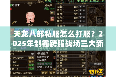 天龙八部私服怎么打服?2025年制霸跨服战场三大新策略 天龙八部私服怎么打服?2025年制霸跨服战场三大新策略
