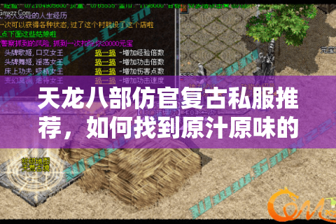 天龙八部仿官复古私服推荐,如何找到原汁原味的零氪金江湖? 天龙八部仿官复古私服推荐,如何找到原汁原味的零氪金江湖?
