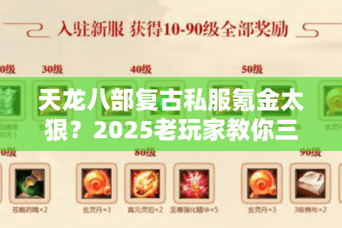 天龙八部复古私服氪金太狠?2025老玩家教你三招低成本打造神装 天龙八部复古私服氪金太狠?2025老玩家教你三招低成本打造神装