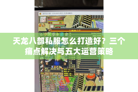 天龙八部私服怎么打造好?三个痛点解决与五大运营策略 天龙八部私服怎么打造好?三个痛点解决与五大运营策略