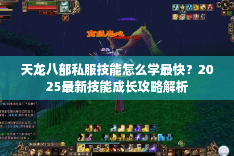 天龙八部私服技能怎么学最快?2025最新技能成长攻略解析 天龙八部私服技能怎么学最快?2025最新技能成长攻略解析