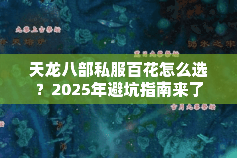 天龙八部私服百花怎么选?2025年避坑指南来了 天龙八部私服百花怎么选?2025年避坑指南来了