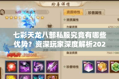 七彩天龙八部私服究竟有哪些优势?资深玩家深度解析2025年最佳私服选择 七彩天龙八部私服究竟有哪些优势?资深玩家深度解析2025年最佳私服选择
