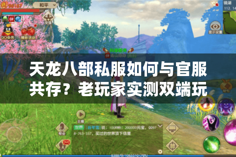 天龙八部私服如何与官服共存?老玩家实测双端玩法攻略 天龙八部私服如何与官服共存?老玩家实测双端玩法攻略