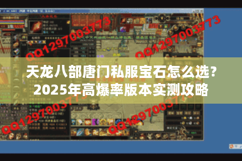 天龙八部唐门私服宝石怎么选?2025年高爆率版本实测攻略 天龙八部唐门私服宝石怎么选?2025年高爆率版本实测攻略