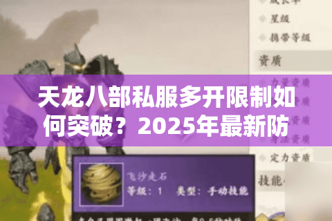 天龙八部私服多开限制如何突破？2025年最新防封方案解析