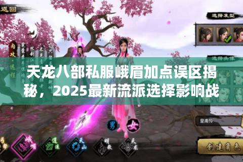 天龙八部私服峨眉加点误区揭秘,2025最新流派选择影响战力50% 天龙八部私服峨眉加点误区揭秘,2025最新流派选择影响战力50%