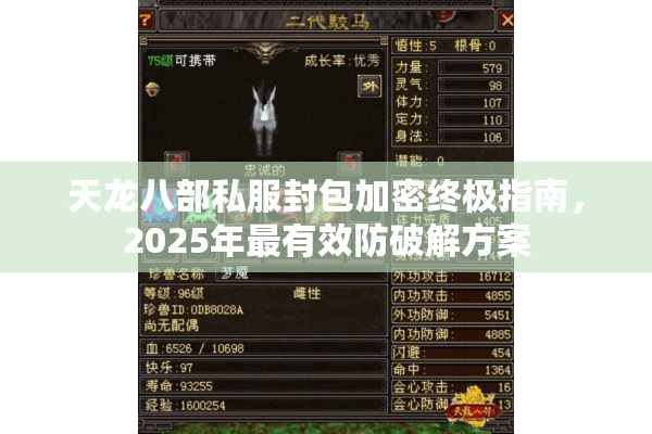 天龙八部私服封包加密终极指南,2025年最有效防破解方案 天龙八部私服封包加密终极指南,2025年最有效防破解方案